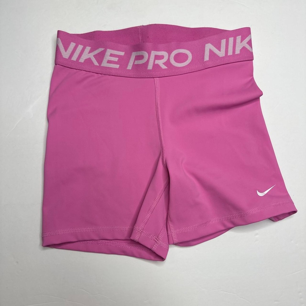 Nike pink pro shorts